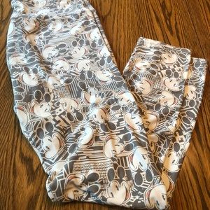 Lularoe Disney gray leggings